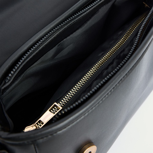  DERİ GÖRÜNÜMLÜ TOKALI OMUZ ÇANTASI