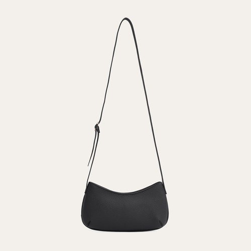  DERİ GÖRÜNÜMLÜ OVAL OMUZ ÇANTASI