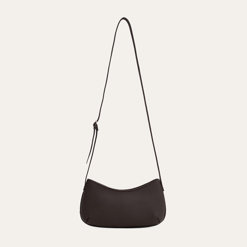  DERİ GÖRÜNÜMLÜ OVAL OMUZ ÇANTASI