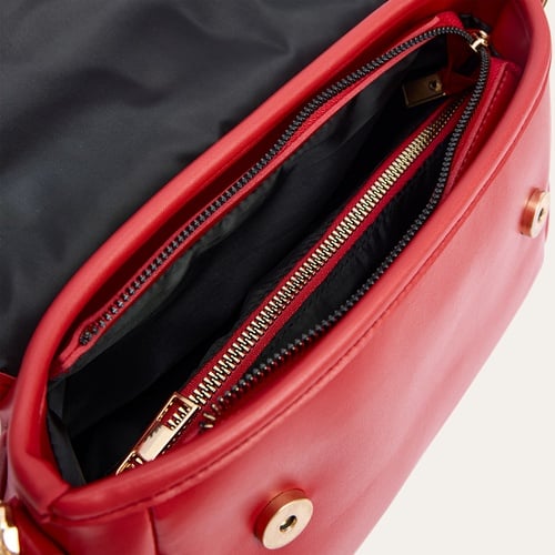  DERİ GÖRÜNÜMLÜ TOKALI OMUZ ÇANTASI