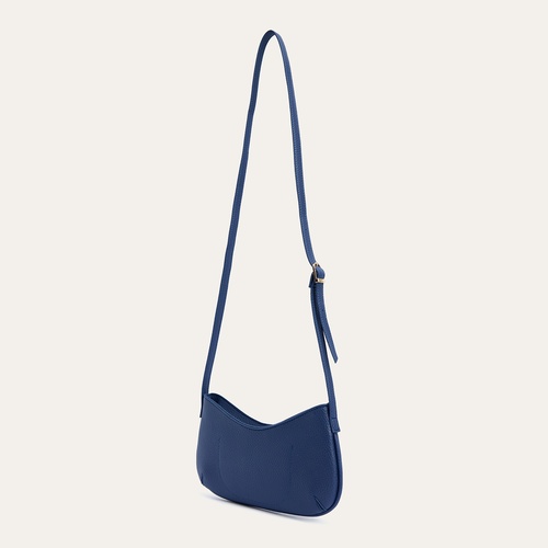  DERİ GÖRÜNÜMLÜ OVAL OMUZ ÇANTASI