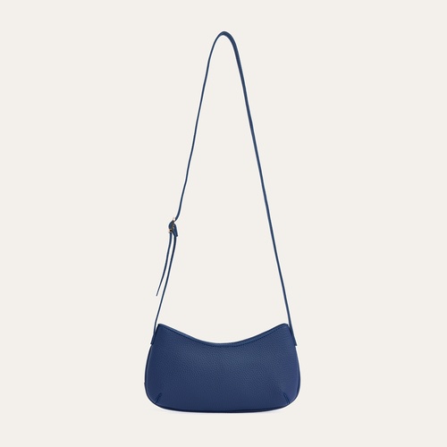  DERİ GÖRÜNÜMLÜ OVAL OMUZ ÇANTASI