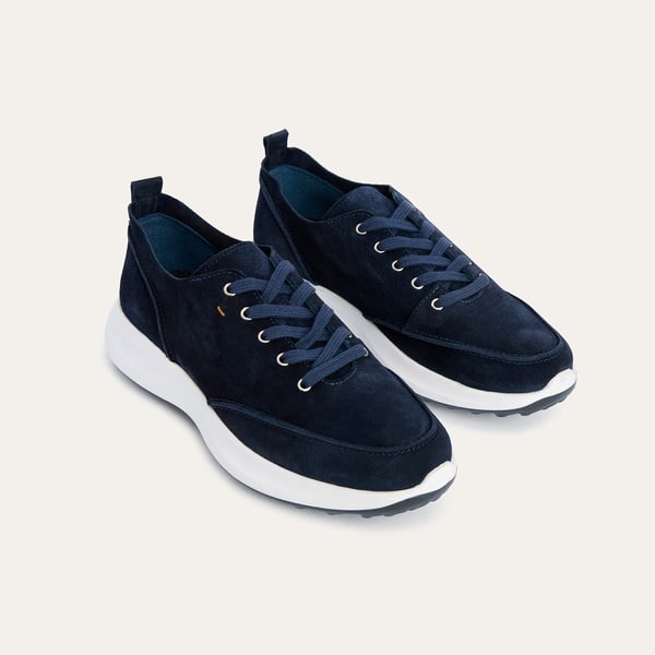 Mudo Erkek Lacivert Süet Sneaker