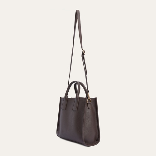  ASKILI DERİ GÖRÜNÜMLÜ EL ÇANTASI