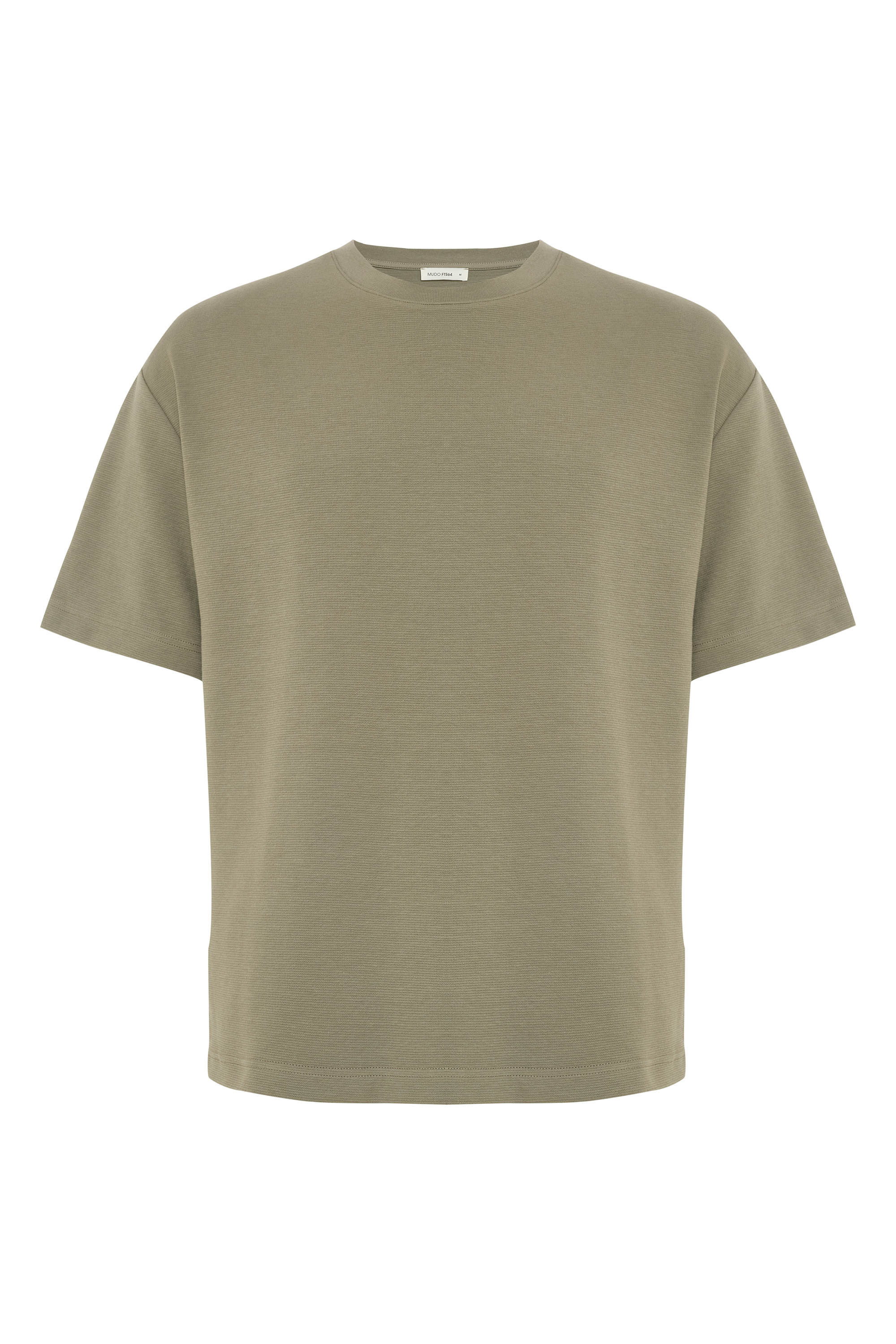 OVERSIZE BİSİKLET YAKA T-SHIRT