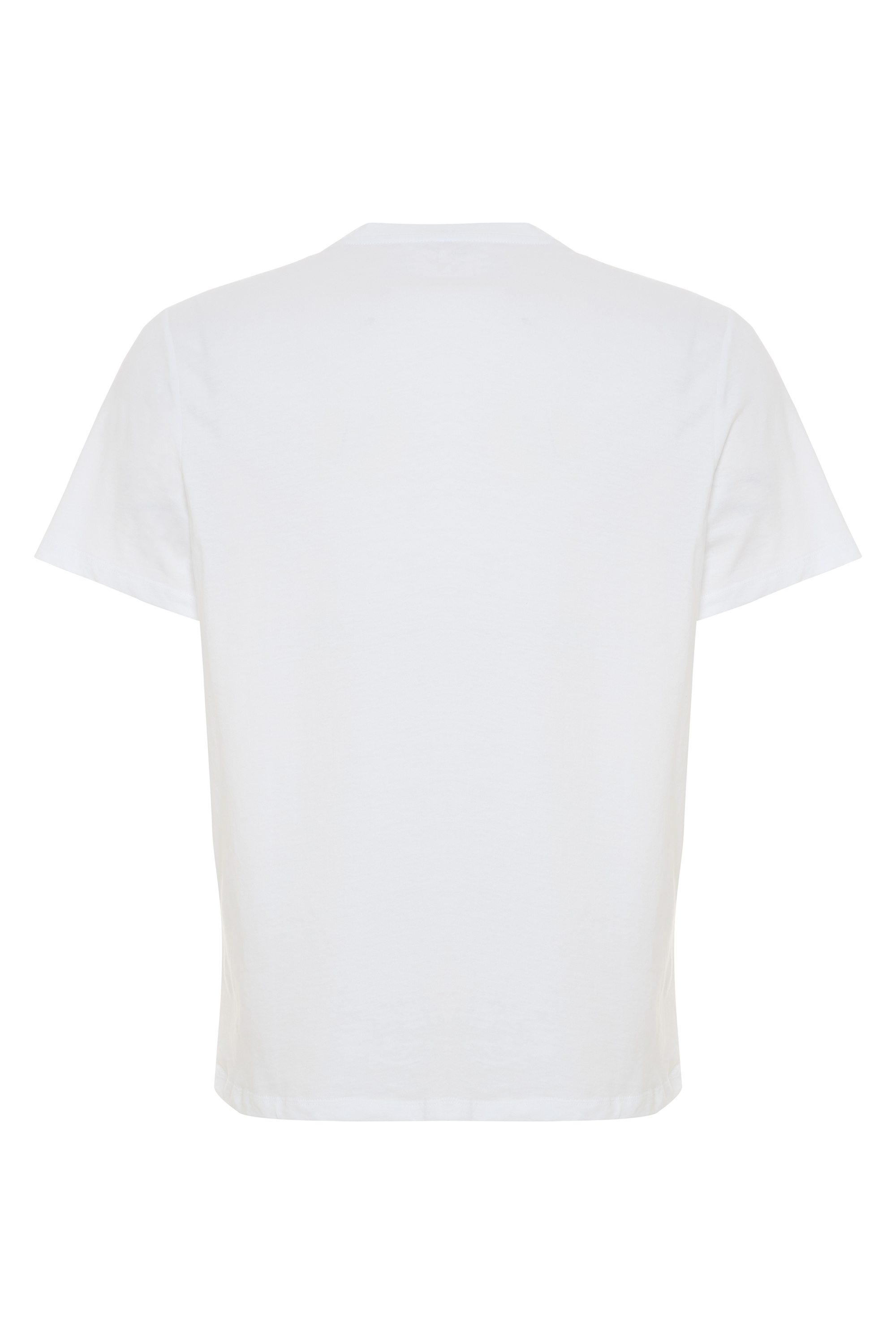 BASKILI BİSİKLET YAKA KISA KOLLU T-SHIRT