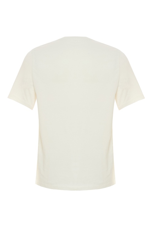  BASKILI BİSİKLET YAKA T-SHIRT