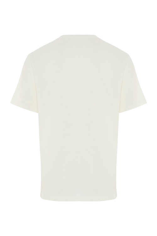  BASKILI BİSİKLET YAKA KISA KOLLU T-SHIRT