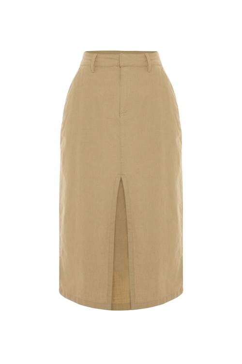  YIRTMAÇLI MİDİ ETEK