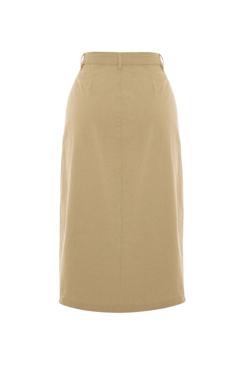  YIRTMAÇLI MİDİ ETEK