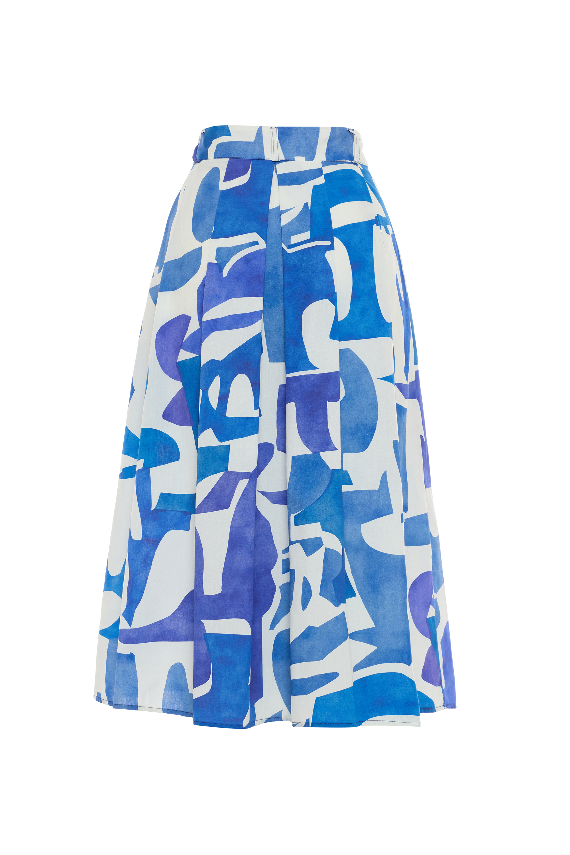 BASKILI KLOŞ MİDİ ETEK