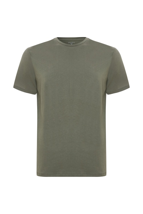  REGULAR FIT BİSİKLET YAKA T-SHIRT