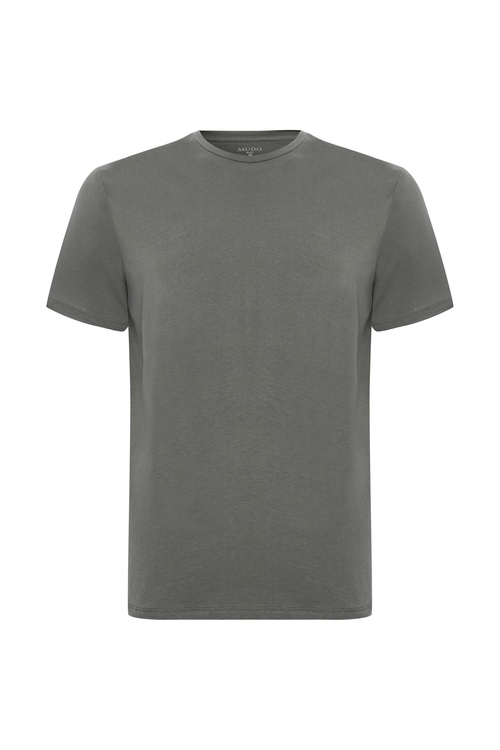  BİSİKLET YAKA KISA KOLLU T-SHIRT