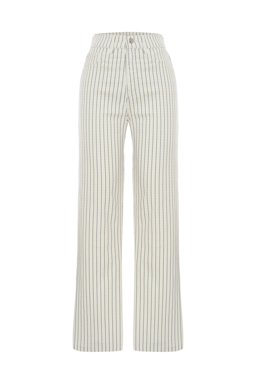  STRAIGHT FIT ÇİZGİLİ PANTOLON