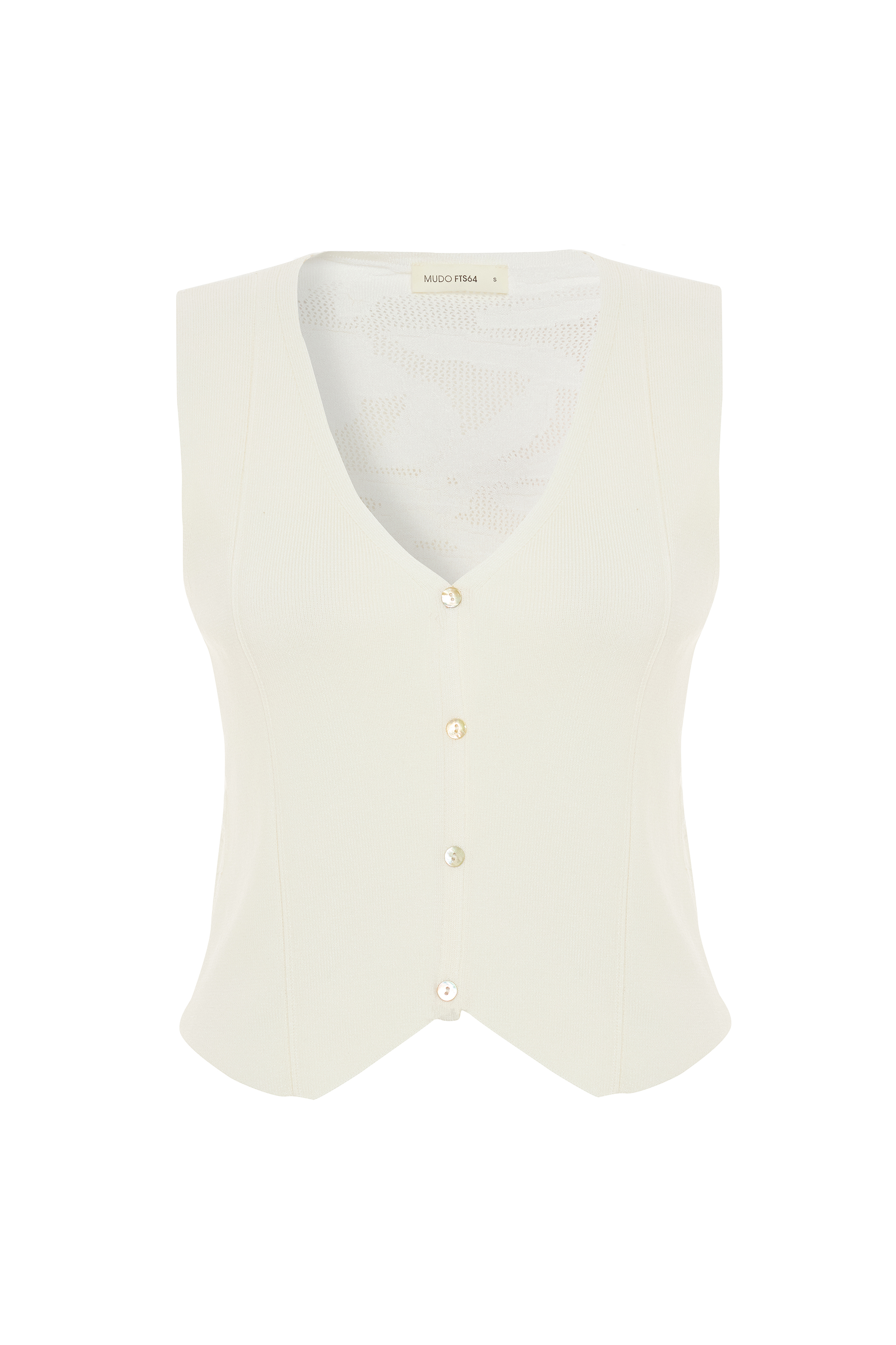 V YAKA FITTED TRİKO YELEK