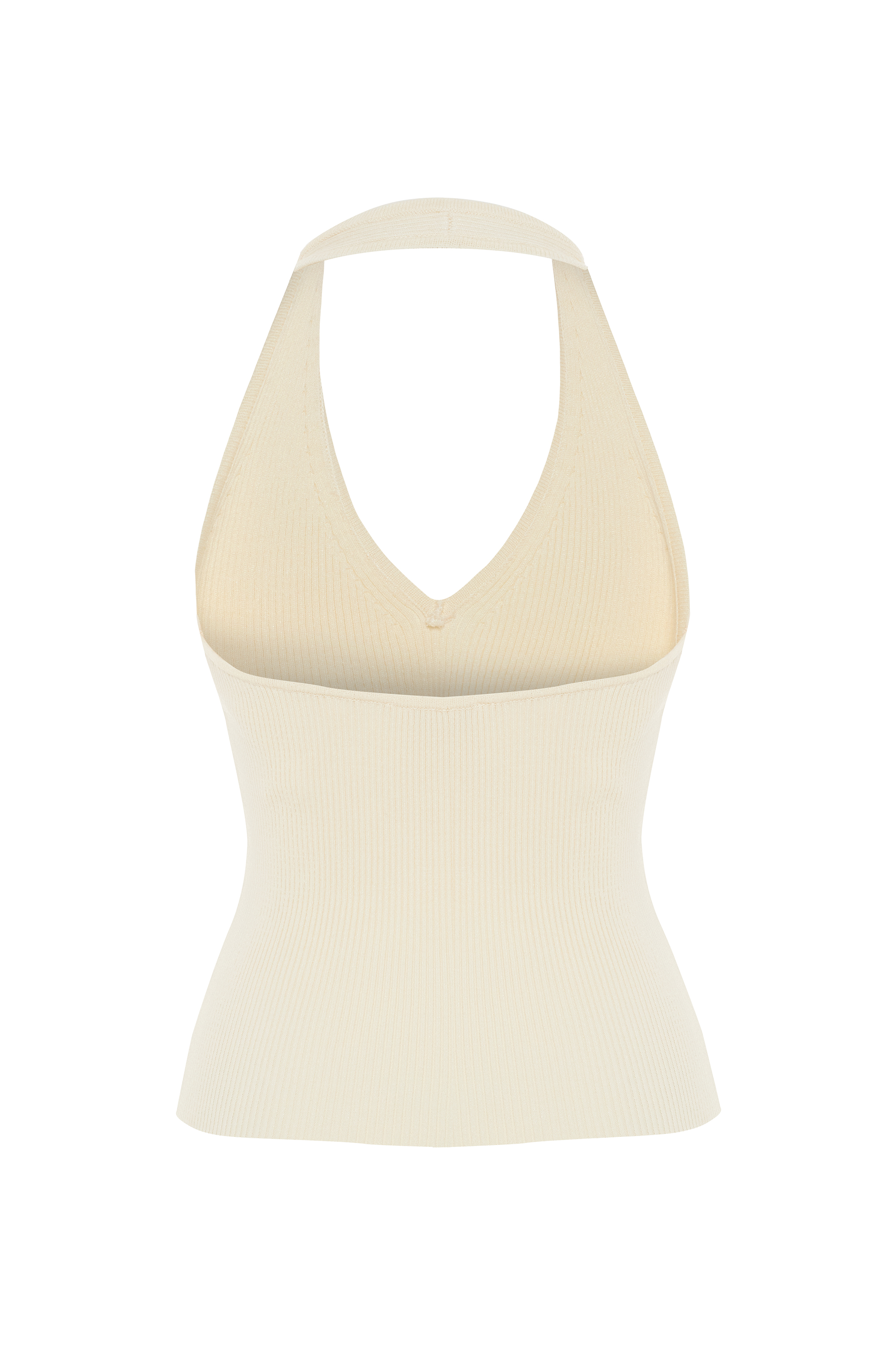 V YAKA SIRTI AÇIK FİTİLLİ TRİKO