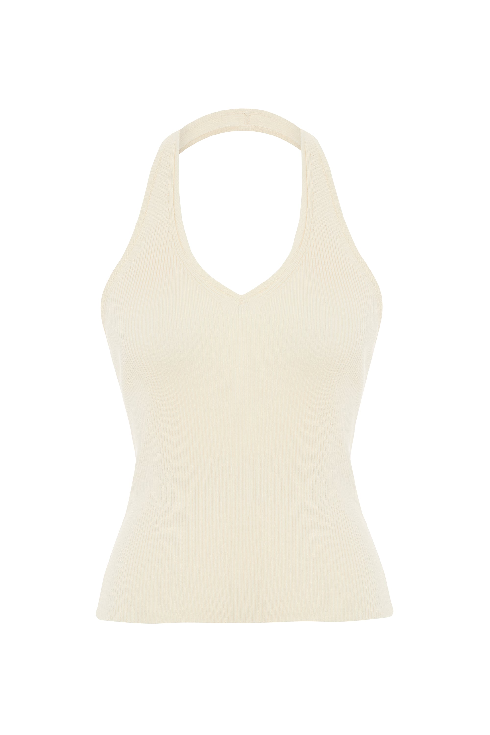 V YAKA SIRTI AÇIK FİTİLLİ TRİKO