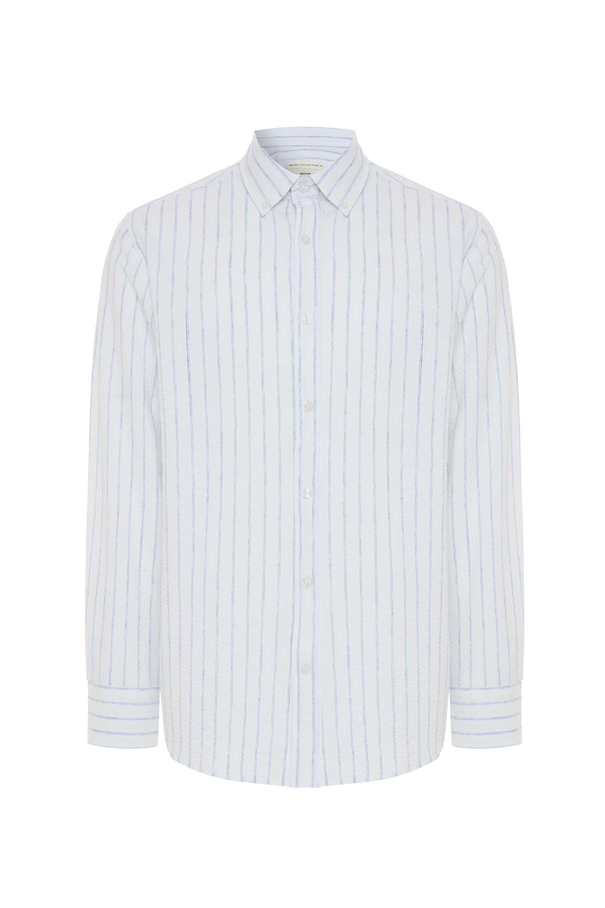 ÇİZGİLİ REGULAR FIT UZUN KOLLU GÖMLEK