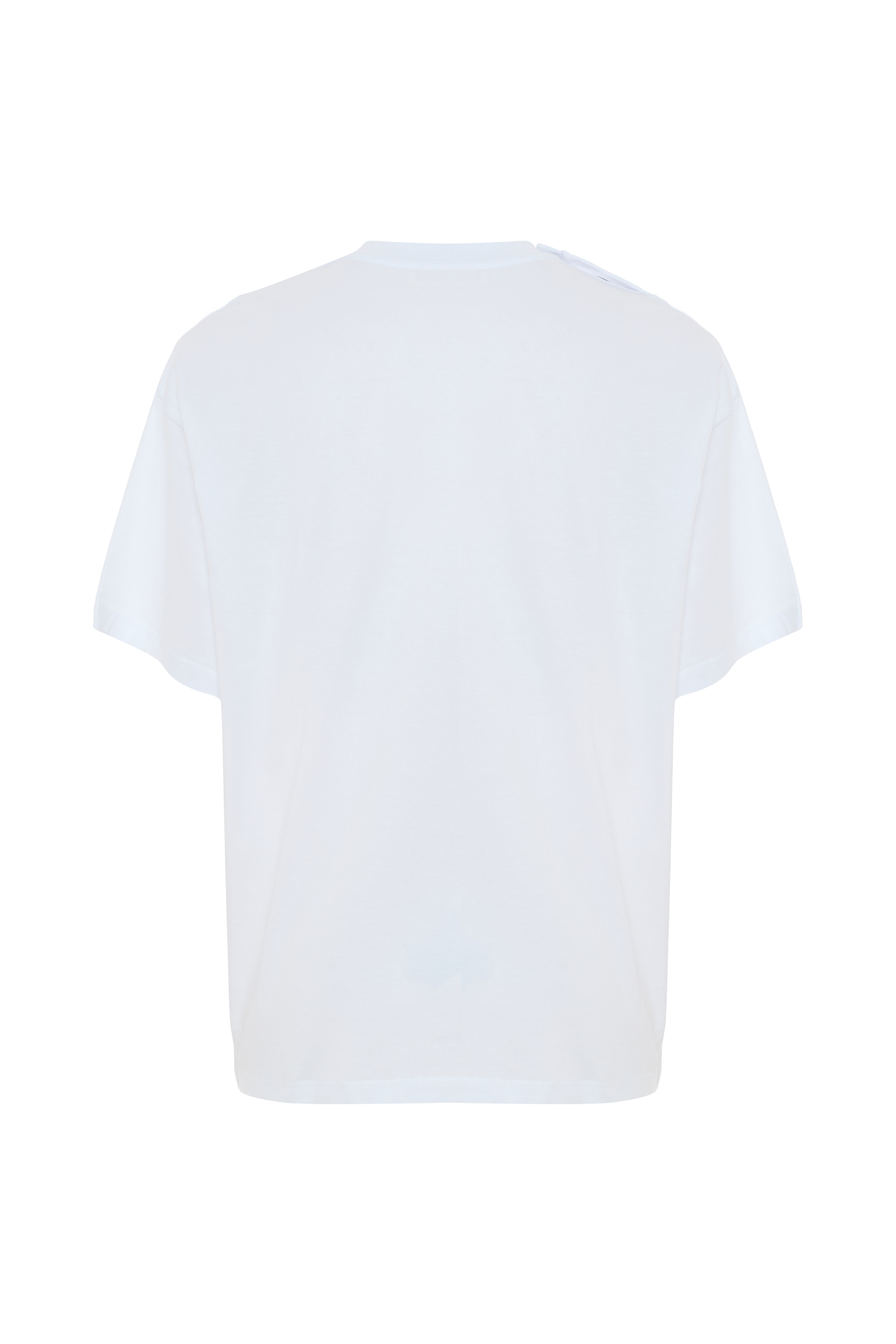 DÜĞME DETAYLI BİSİKLET YAKA T-SHIRT