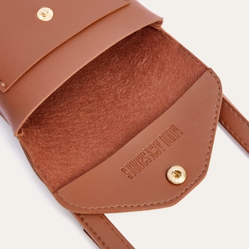  DERİ GÖRÜNÜMLÜ KAPAKLI TELEFON ÇANTASI