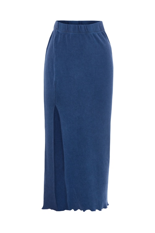  YIRTMAÇLI FİTİLLİ MİDİ ETEK