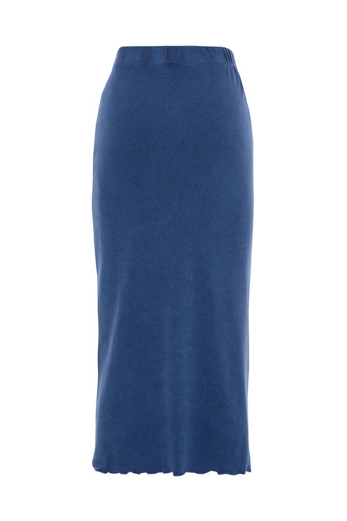  YIRTMAÇLI FİTİLLİ MİDİ ETEK