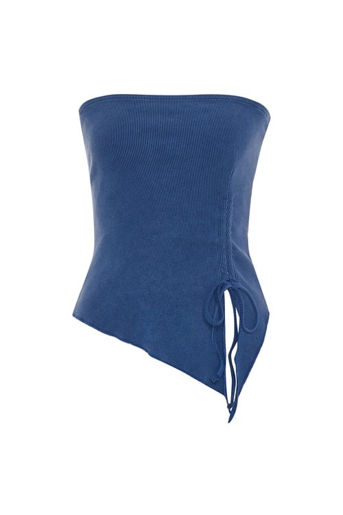  STRAPLEZ ASİMETRİK BLUZ