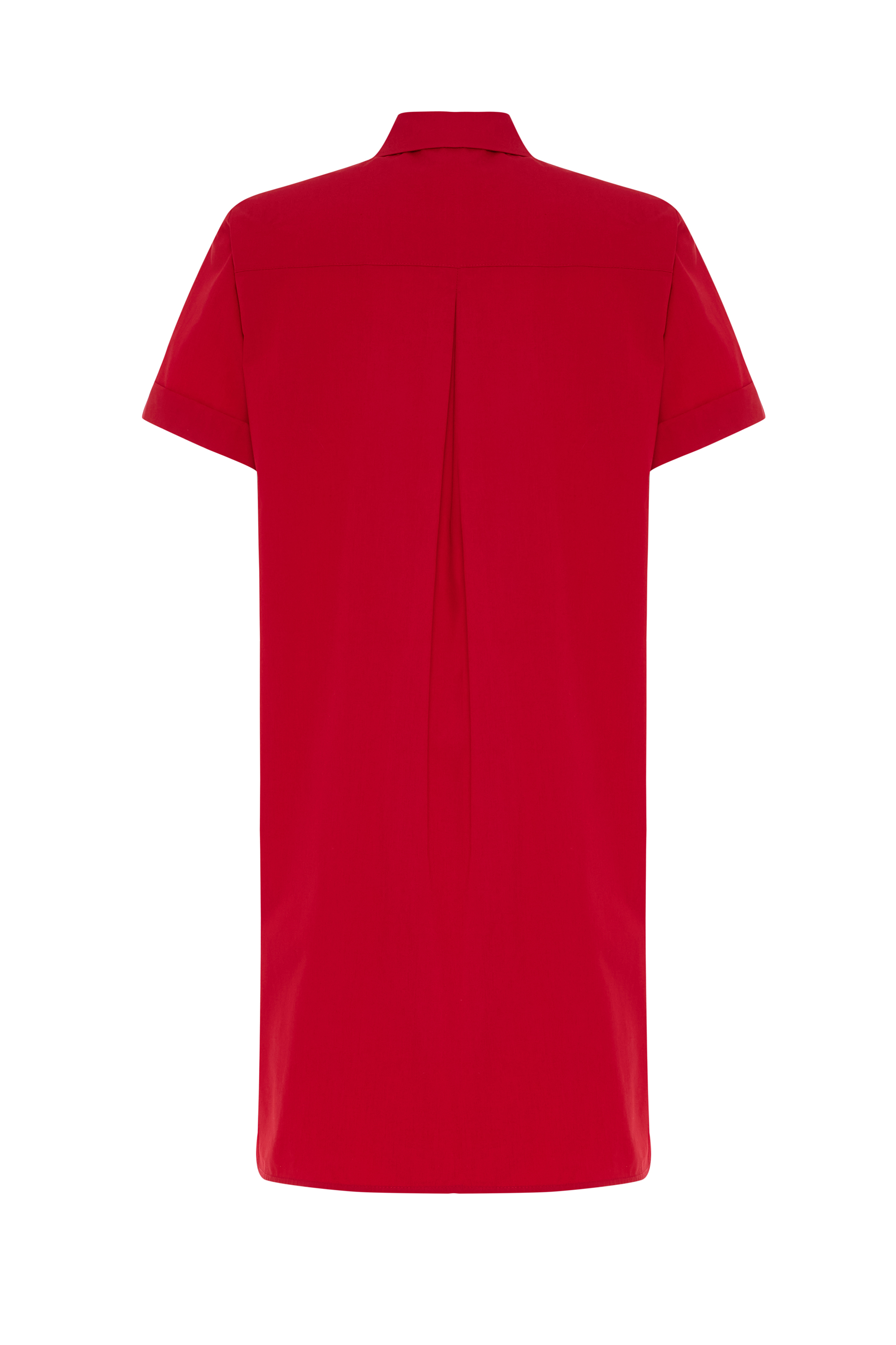 KISA KOLLU MİNİ GÖMLEK ELBİSE