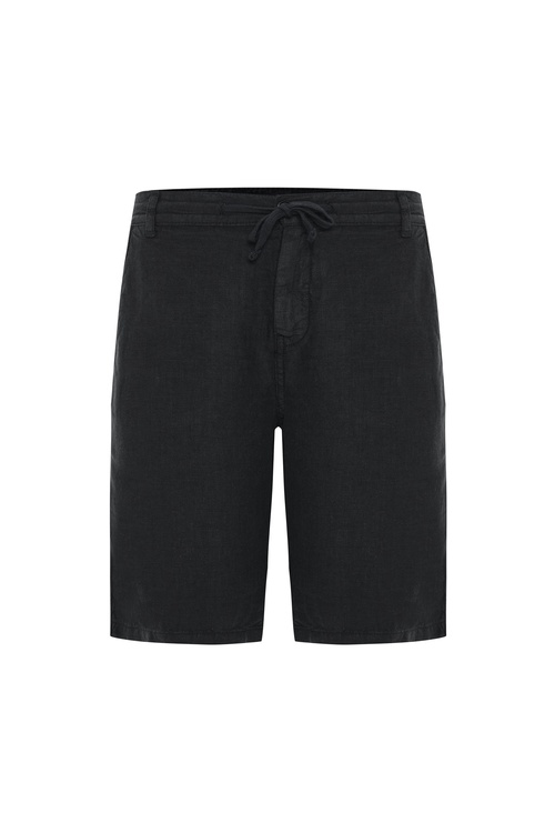  STRAIGHT FIT BAĞLAMALI KETEN ŞORT