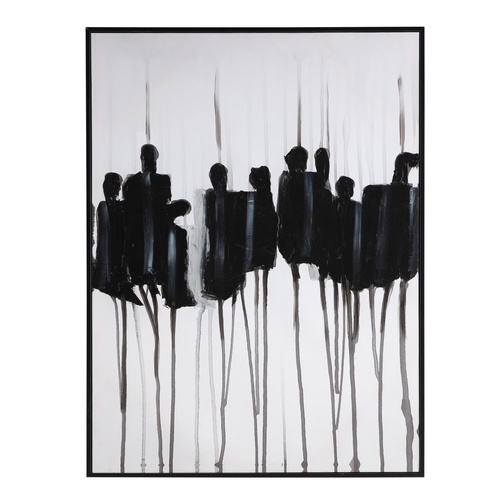  HUMANITY ÇERÇEVELİ YAĞLIBOYA TABLO 90X120CM