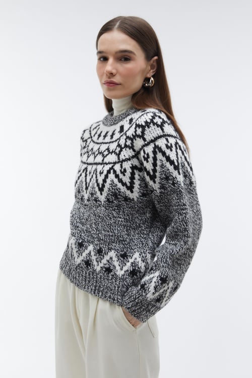  JAKARLI ÖRGÜ KAZAK