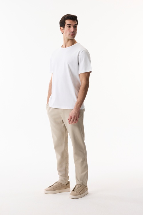  STRAIGHT FIT BELİ LASTİKLİ PANTOLON