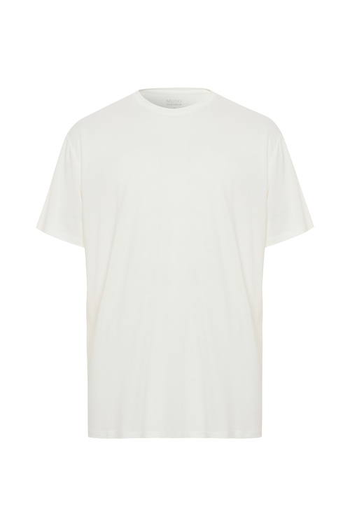  OVERSIZE MODAL BİSİKLET YAKA T-SHIRT