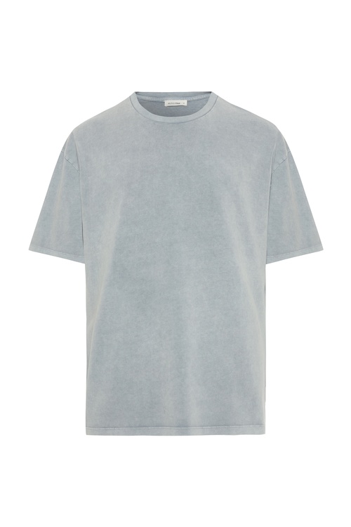  BİSİKLET YAKA KISA KOLLU OVERSIZE T-SHIRT