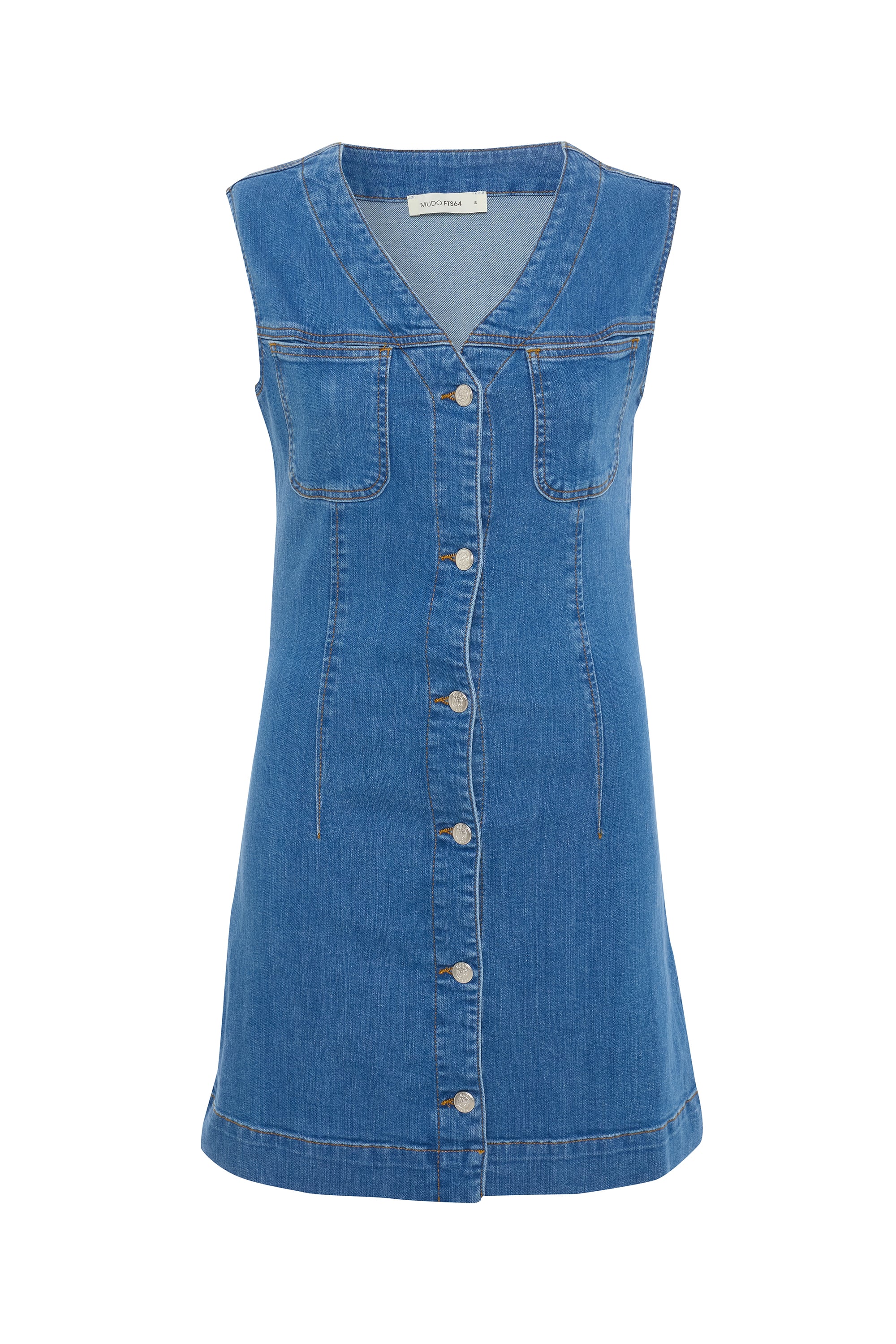 KOLSUZ MİNİ JEAN ELBİSE