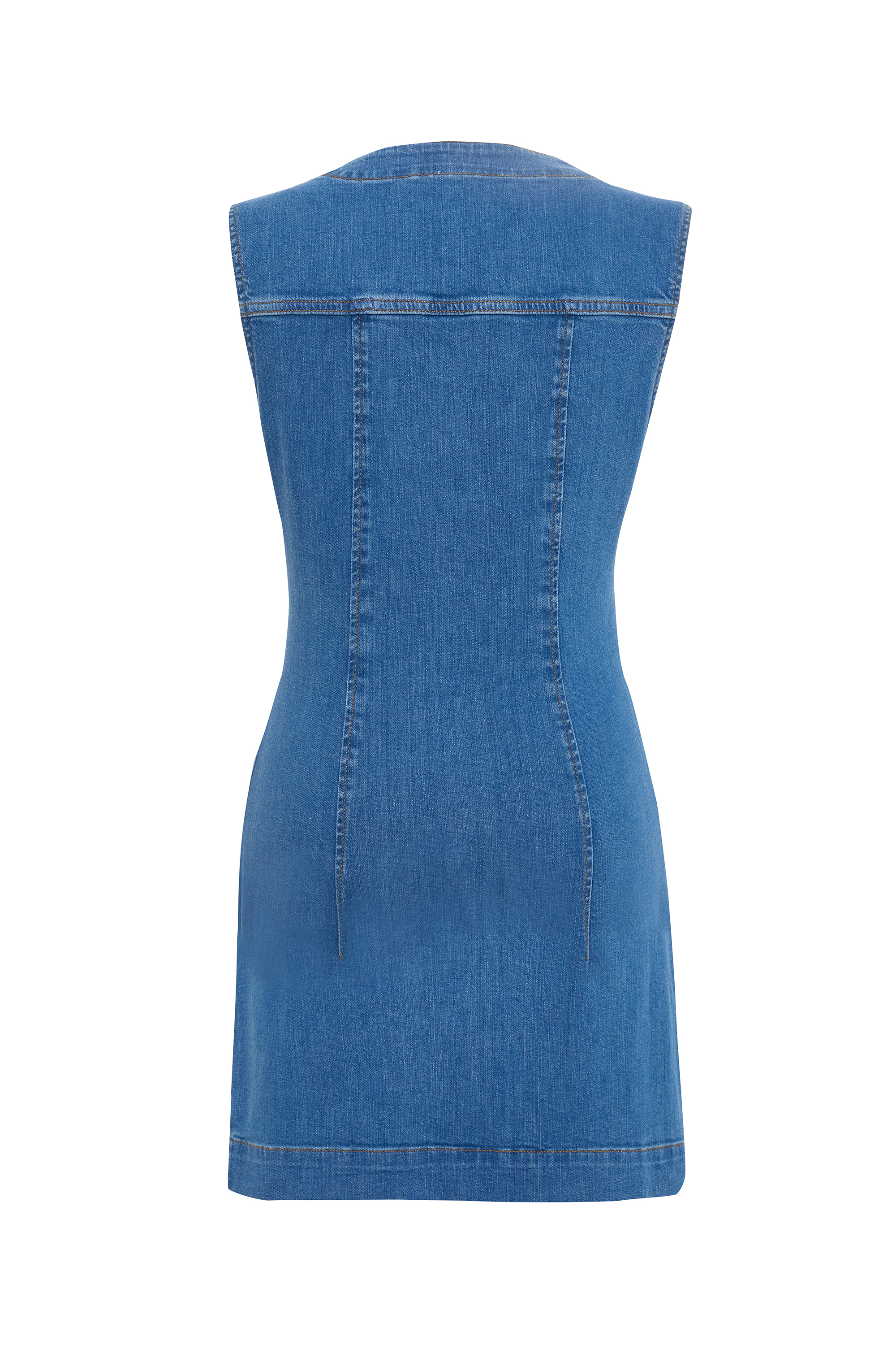 KOLSUZ MİNİ JEAN ELBİSE