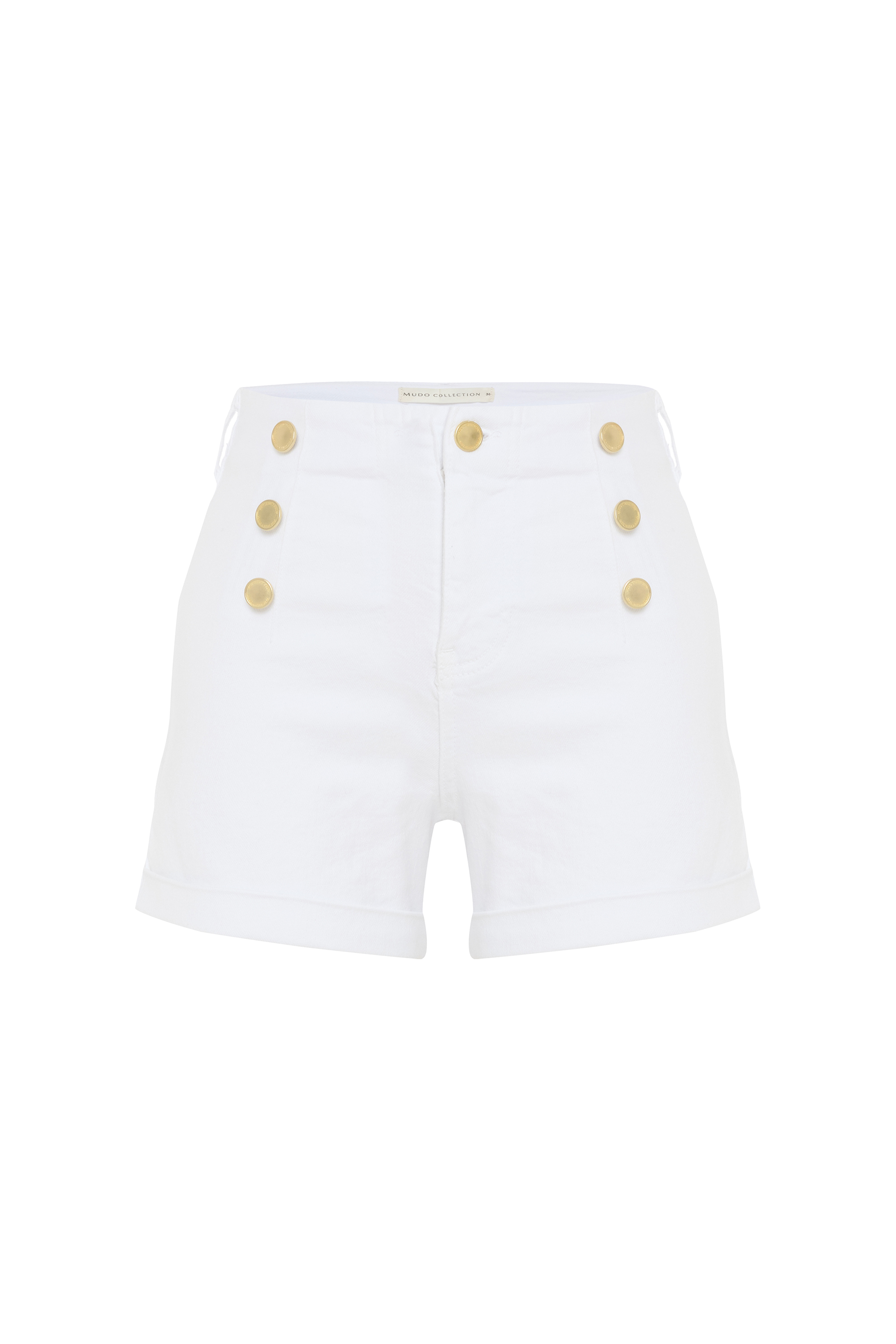 DÜĞME DETAYLI KISA ŞORT