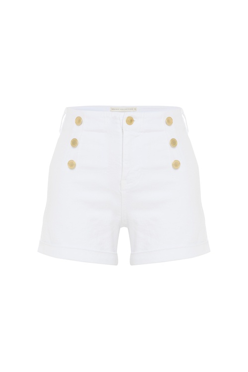  DÜĞME DETAYLI KISA ŞORT