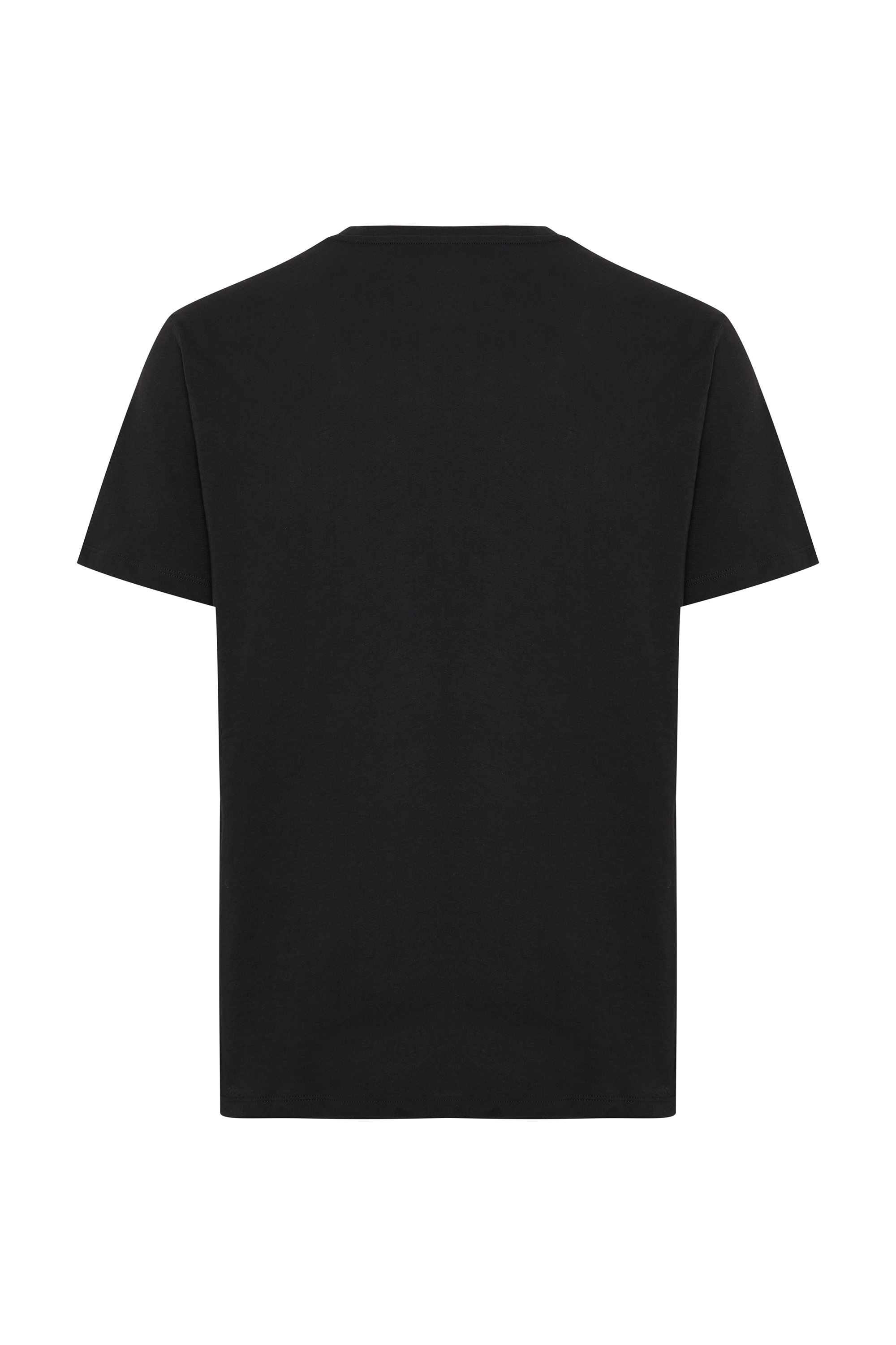 KISA KOLLU BİSİKLET YAKA T-SHIRT