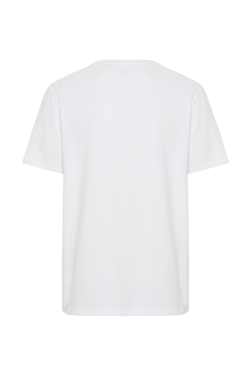  BASKILI BİSİKLET YAKA T-SHIRT