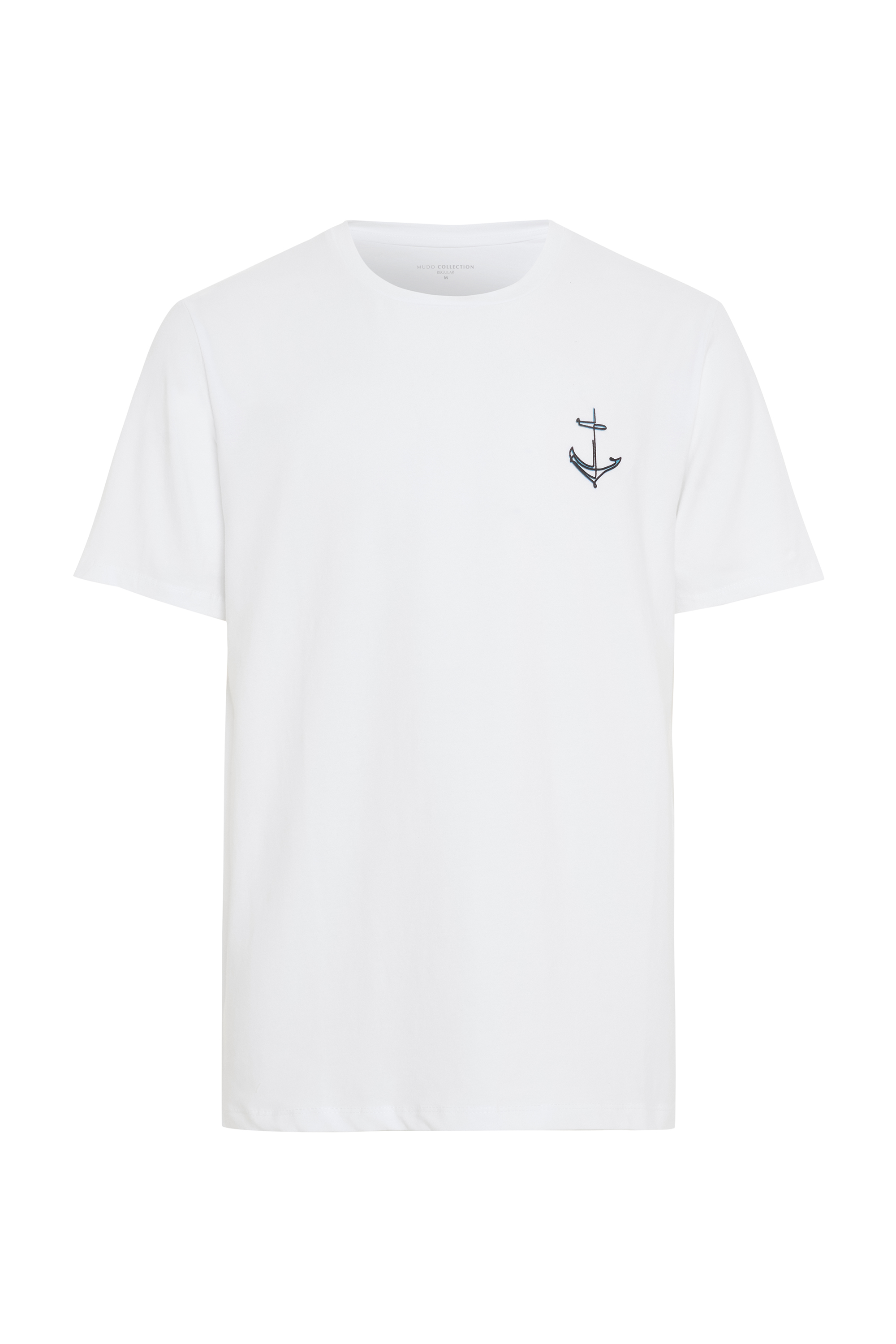 BASKILI BİSİKLET YAKA T-SHIRT