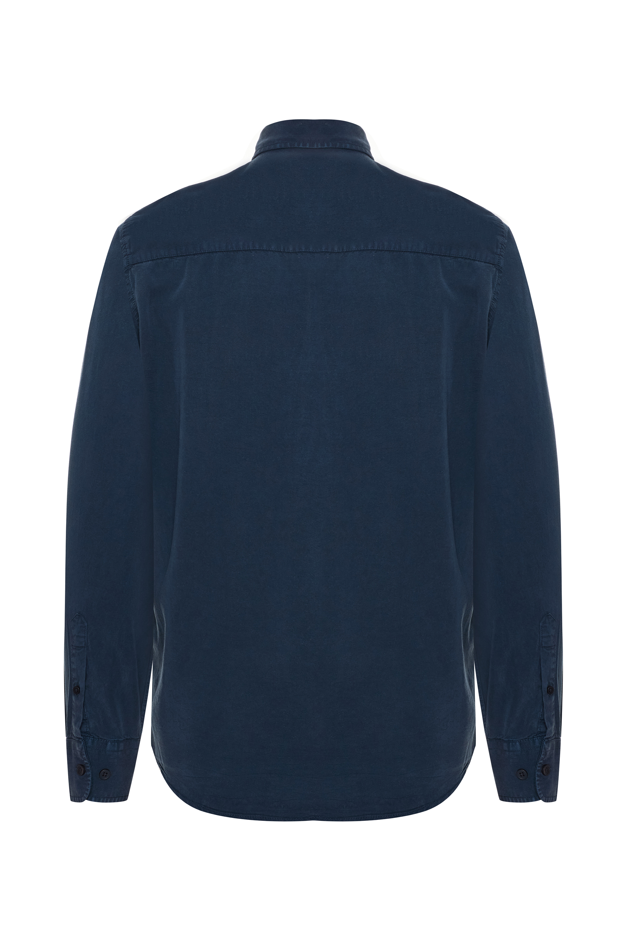 REGULAR FIT UZUN KOLLU TENSEL GÖMLEK