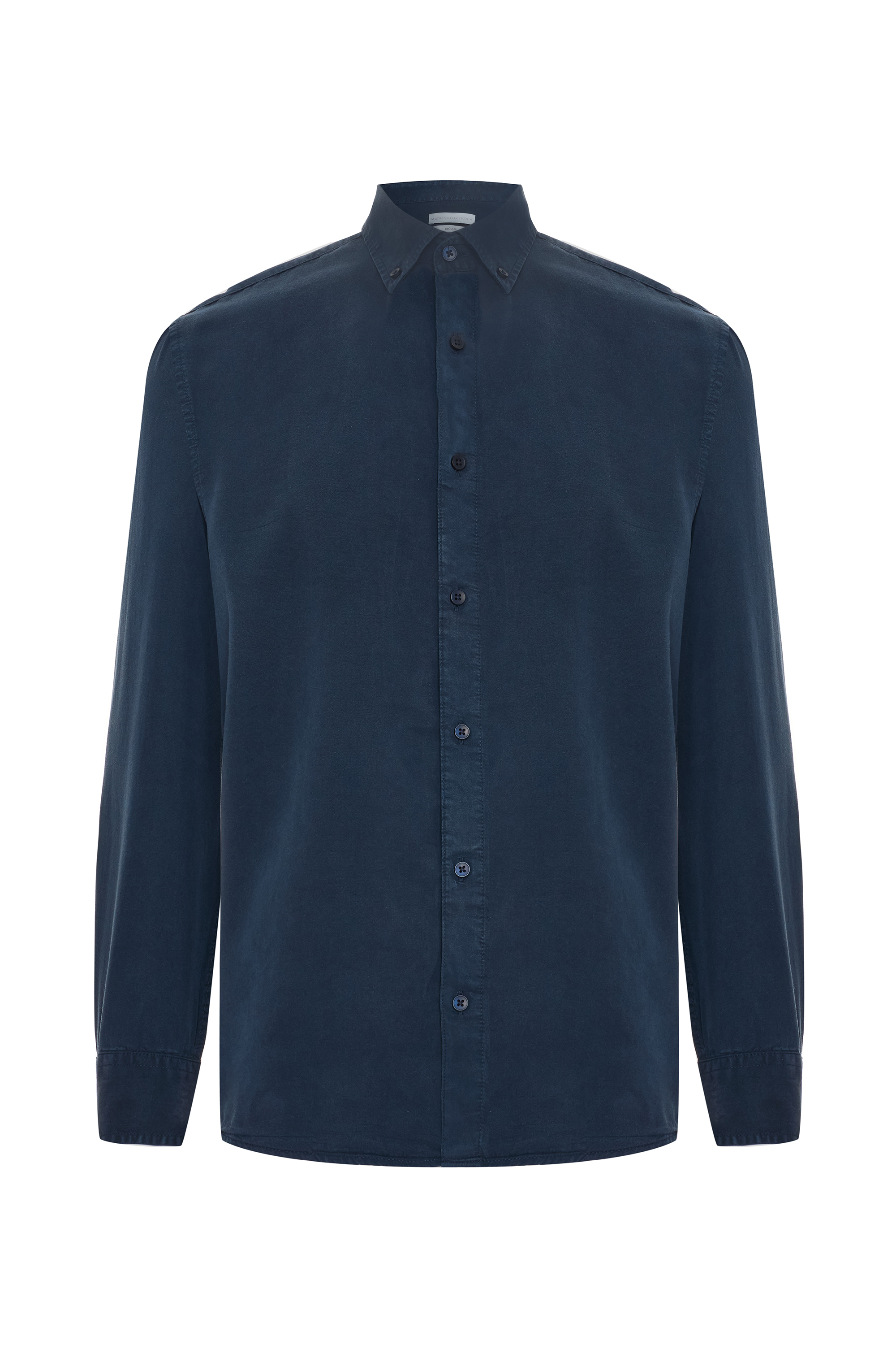 REGULAR FIT UZUN KOLLU TENSEL GÖMLEK