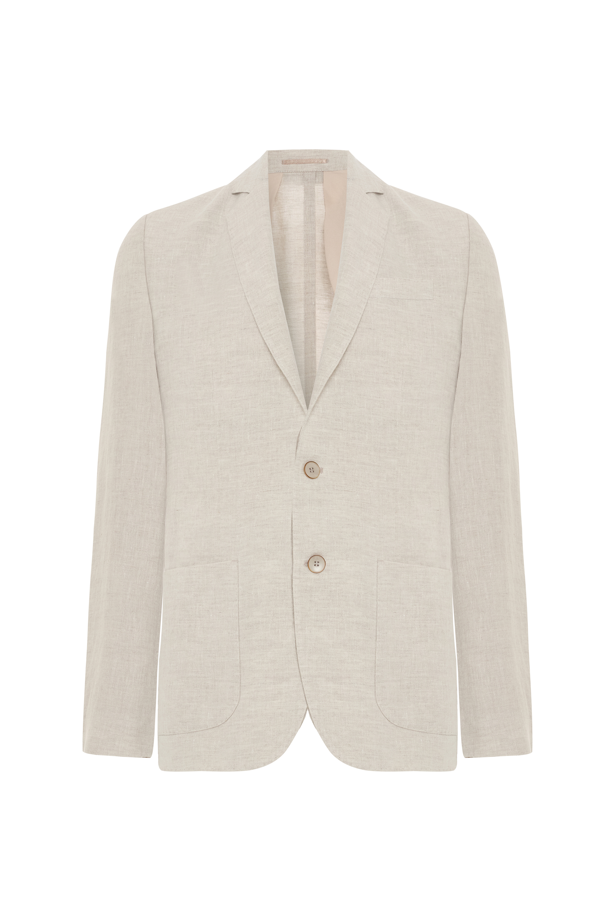 REGULAR FIT KETEN CEKET