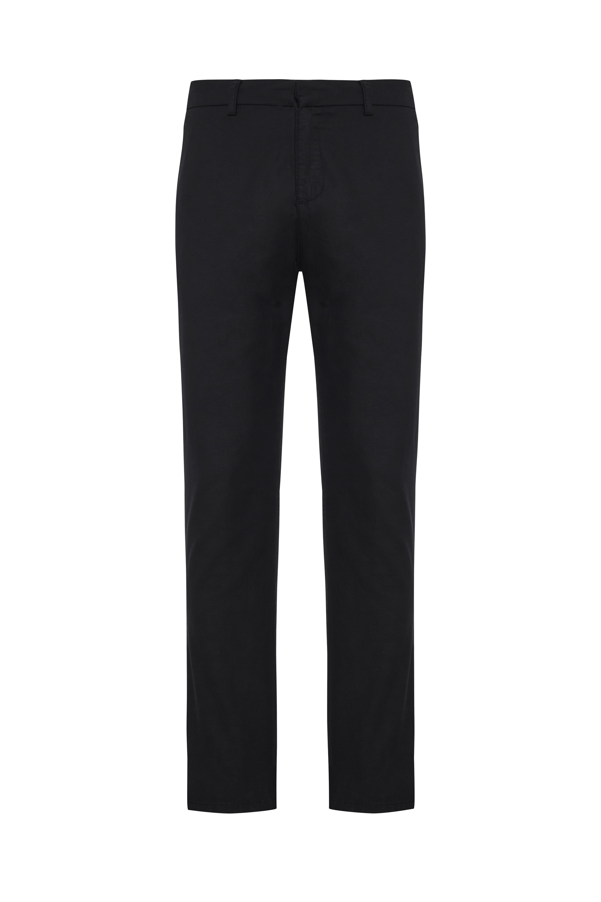 STRAIGHT FIT KETEN KARIŞIMLI CHINO PANTOLON