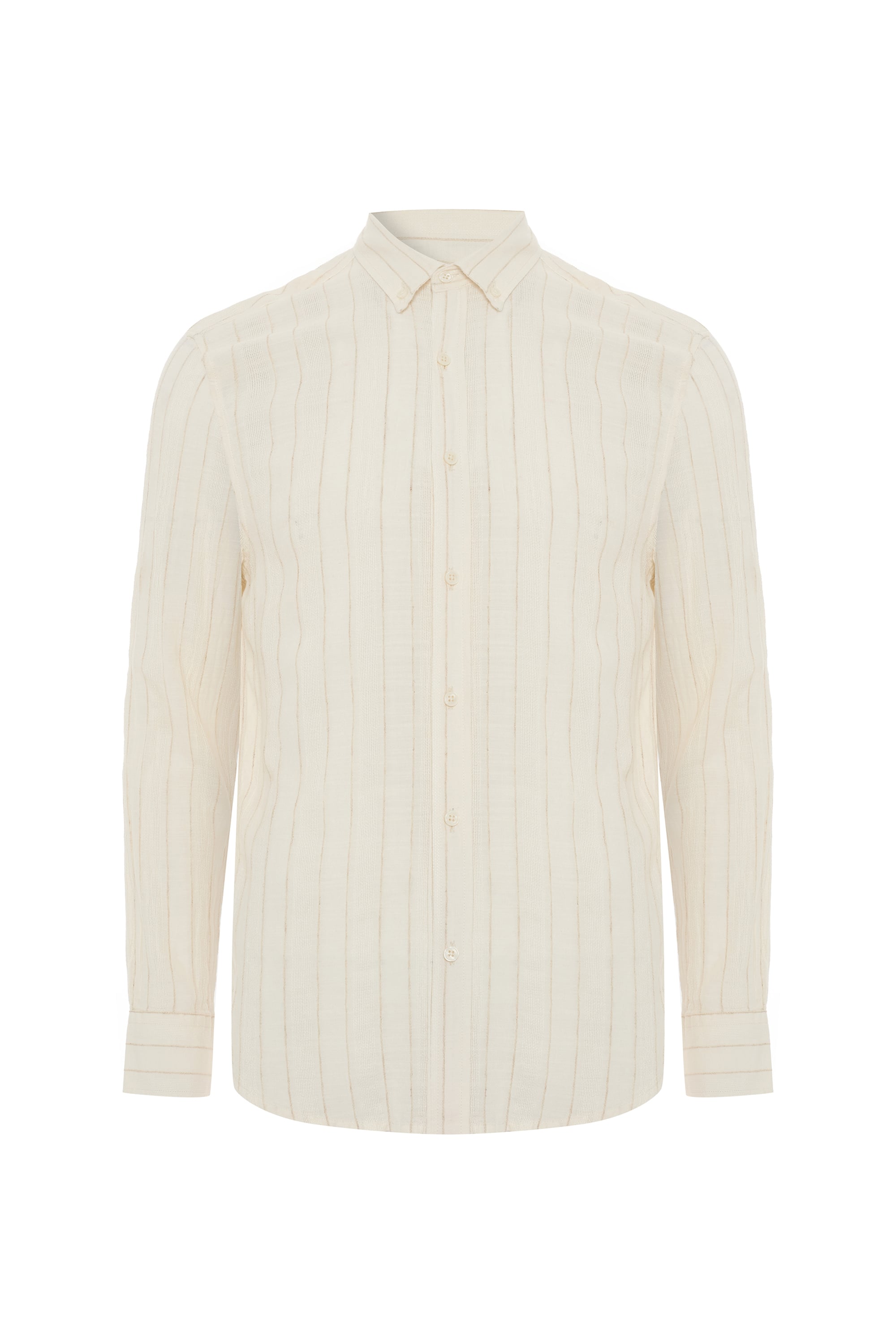 ÇİZGİLİ REGULAR FIT UZUN KOLLU GÖMLEK