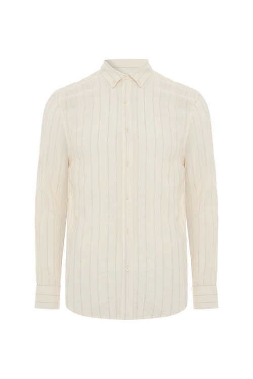  ÇİZGİLİ REGULAR FIT UZUN KOLLU GÖMLEK