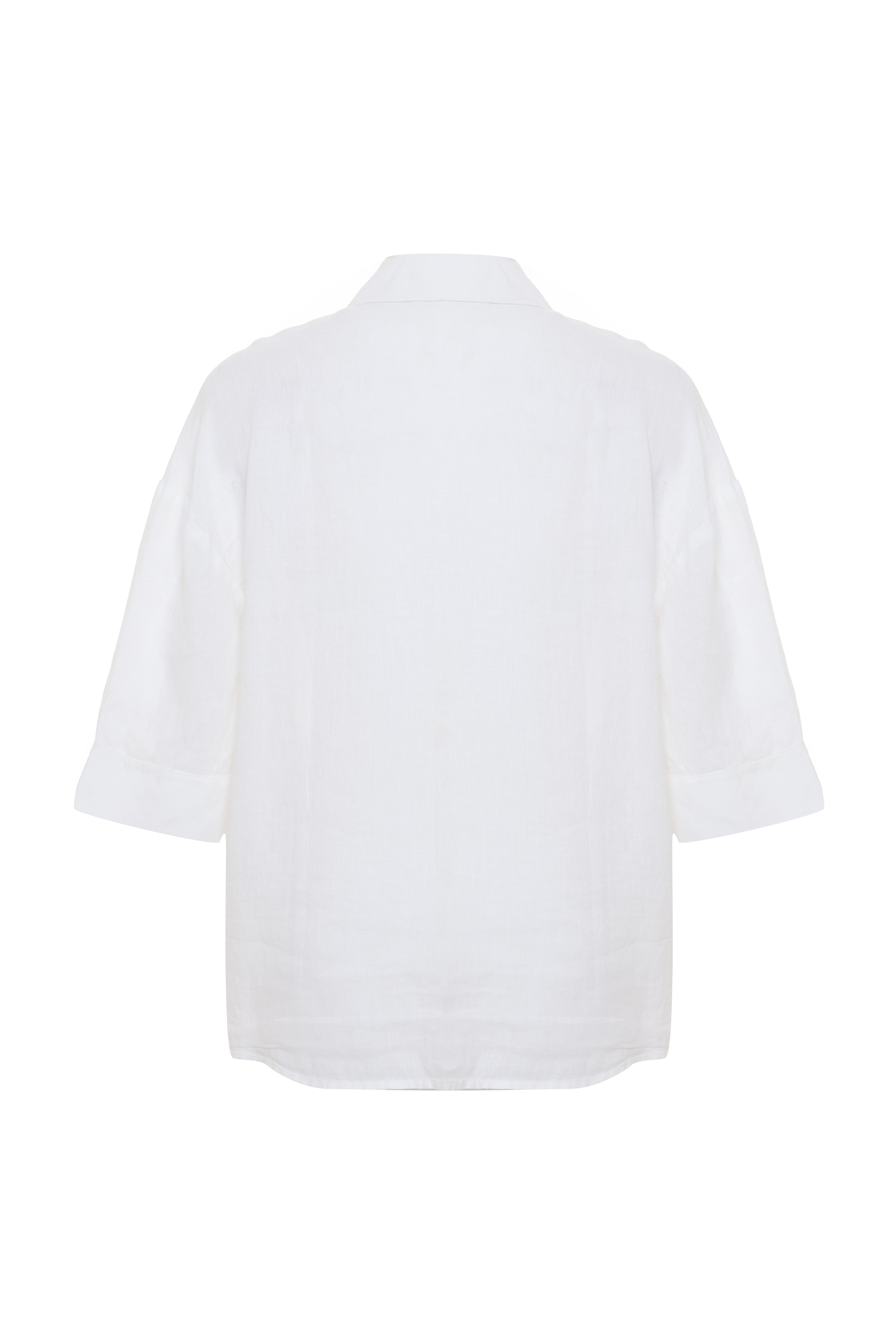 3/4 KOL KETEN GÖMLEK