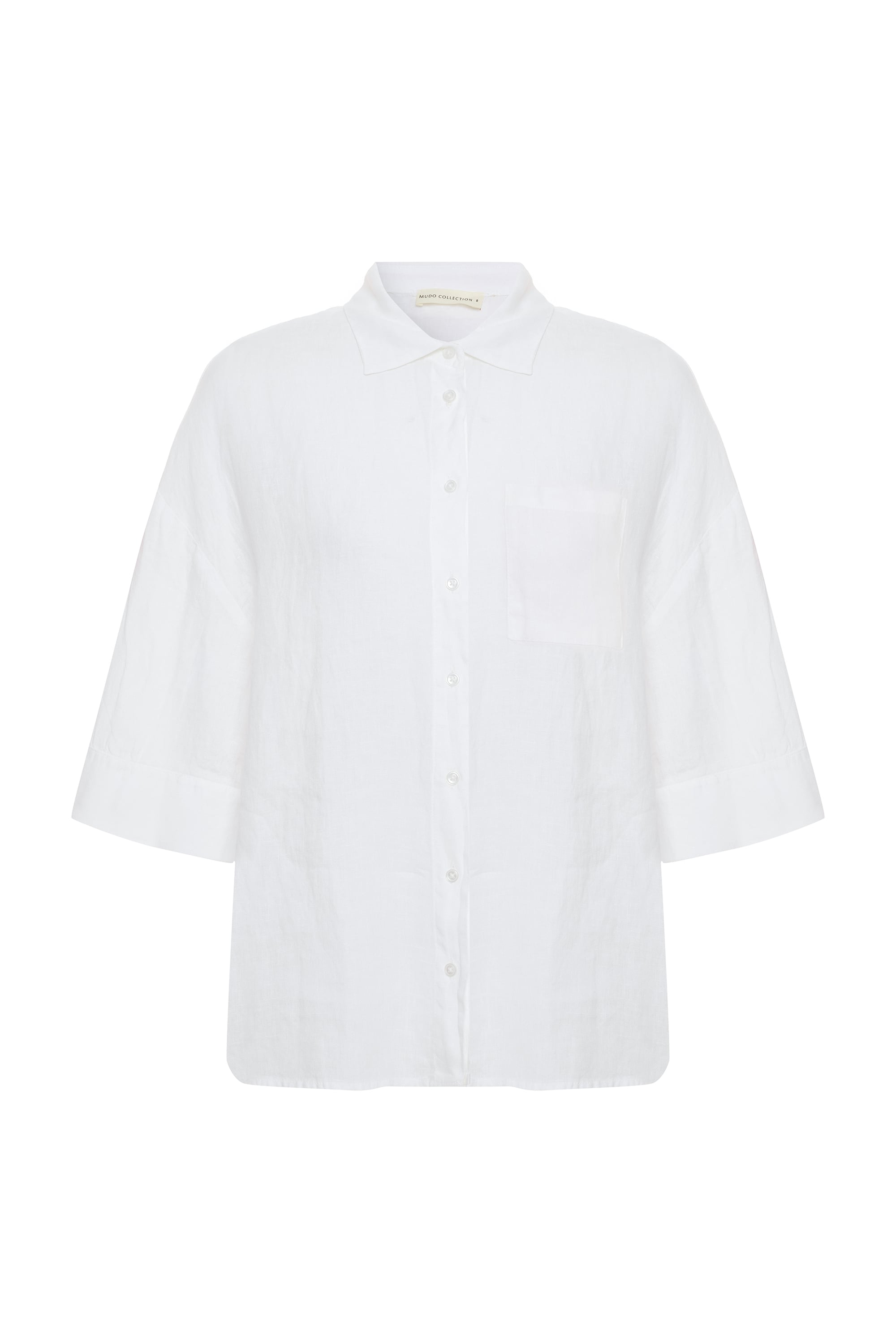 3/4 KOL KETEN GÖMLEK