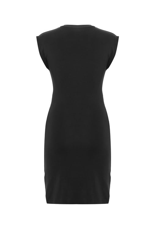  KOLSUZ DAR MİNİ ELBİSE